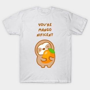 You’re Magnificent Mango Sloth T-Shirt